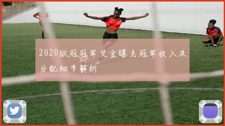 2020欧冠冠军奖金曝光冠军收入及分配细节解析