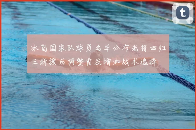 冰岛国家队球员名单公布老将回归三新援或调整首发增加战术选择